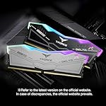 TEAMGROUP T-Force Delta RGB DDR5 Ram 32GB (2x16GB) 6000MHz PC5-48000 CL38 Intel XMP 3.0 & AMD Expo Compatible Desktop Memory Module Ram White FF4D532G6000HC38JDC01 - Image 5