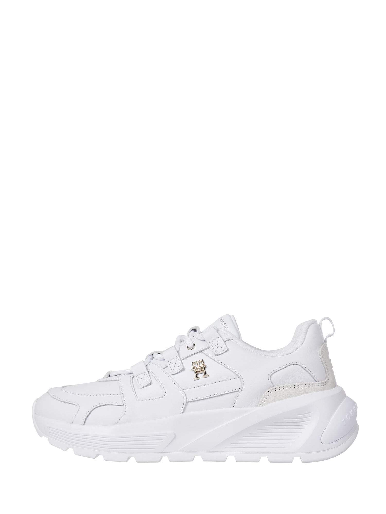 Chaussures en Cuir Blanc Tommy Hilfiger Th Premium Runner d'Exception - 6