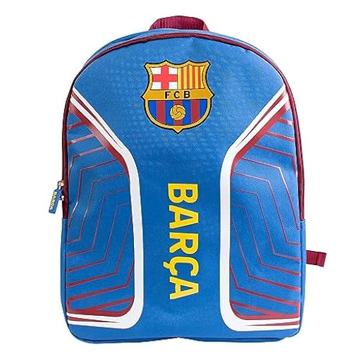 Hy-Pro Mochila grande con licencia oficial del FC Barcelona Flash | Barca, ligera, mochila, escuela, trabajo, regalo, para niños y adultos, Blue, Large | Ya disponible en tu tienda friki favorita! En mundofriki.es!