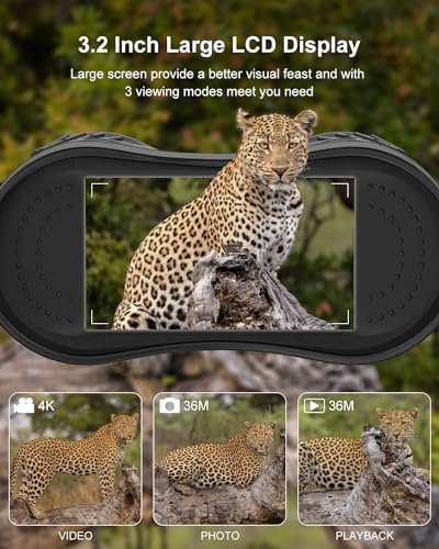 Nachtsichtgerät Guudsoud 4K mit 2600 mAh Akku für Jagd und Outdoor
