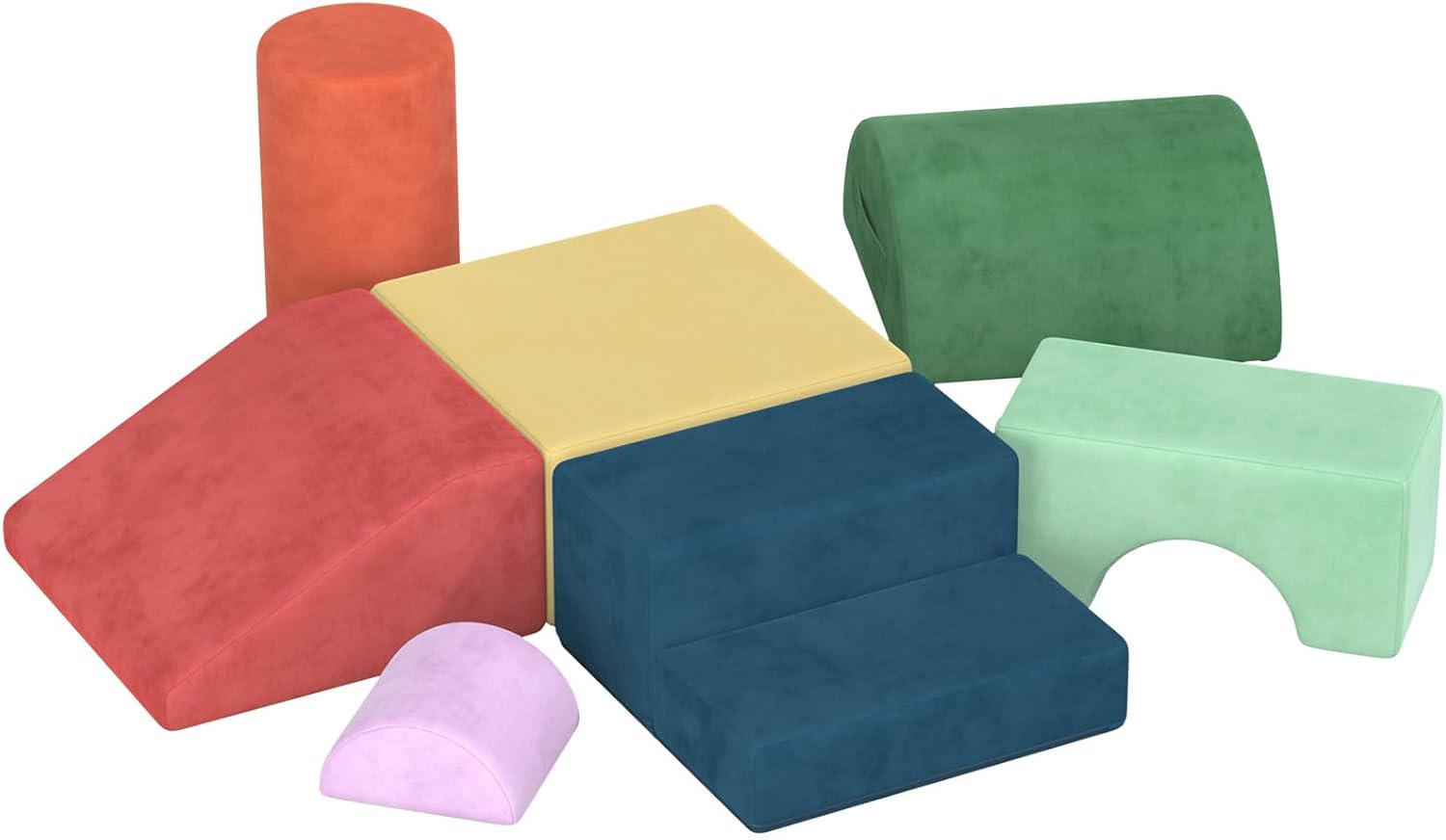 7 Pieces Foam Climbing Blocks for Toddlers