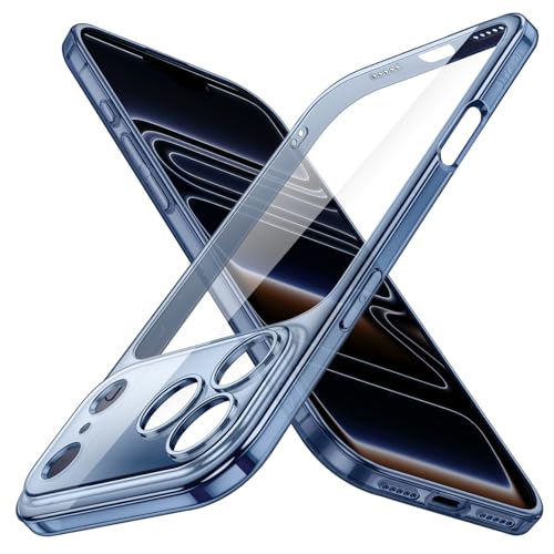 Image of JETech Slim Case for iPhone 17 Pro 6.3-Inch with Camera Lens Full Protection, Ultra-Thin Lightweight Clear Minimalist Protective Phone Cover (Deep Blue)