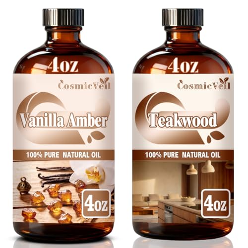 Aceite Esencial Vainilla Ámbar y Madera de Teca 120 ml