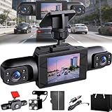 Four-Record Monitoring Driving Recorder, Full View Car Dashcam System Wireless, HD 1080P, 24h Parking Monitor/Night Vision, Front/Left/Right/Rear, 4-Channel 360 Video with WiFi (with 32GB)