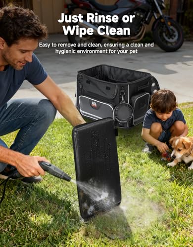KEMIMOTO All-Weather Motorcycle Dog Carrier