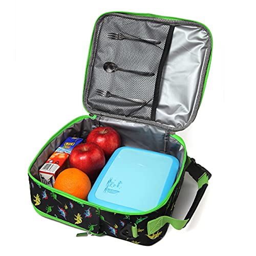 Vaschy Lunch Boxes Bag For Kids, Reusable Lunch Box Containers For Boys And Girls With Detachable Shoulder Strap, Insulated Lunch Coolers For School Cute Dinosaur #TOP7