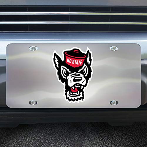 Matrícula duradera de North Carolina State University para coche