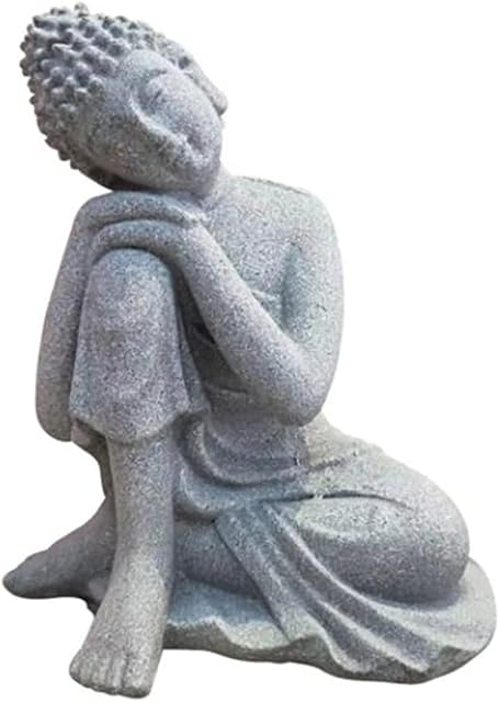 NA Buddha Statue Sleeping Buddha Decorative Figurine Sitting Buddha Decoration Sculpture for Home, Office, Table Top Decoration