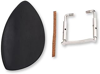 violin accessories Violin Chin Rest With Bracket & Wood Violin Chin Rest Ebony Wood Chin Rest For 4/4 Size Violin Accessories Replacement Parts