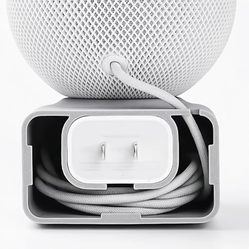 Generic Wall Mount Bracket for HomePod Mini Smart Speakers Wall Stand Holder Bracket Shelf Stand Space Saving Excellent Cable Management Floating Wall Mount