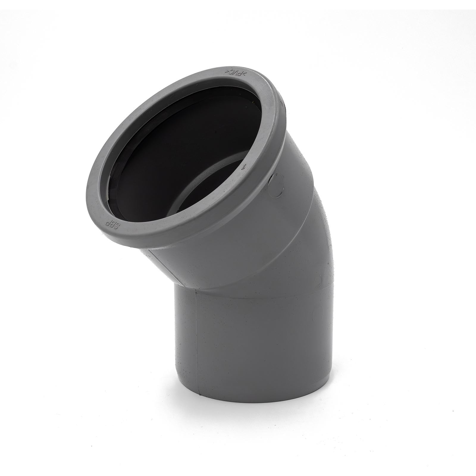 45° Bend (Single Socket), Grey Kayflow 110mm Soil & Waste Pipe Fitting