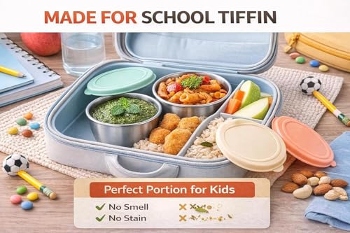 Image of M MCIRCO Glass Meal Prep Containers with Lifetime Lasting Snap Locking Lids Glass Food Containers,Airtight Lunch Container,Microwave, Oven (6 Pcs | 30ml)