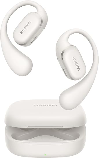 HUAWEI FreeArc Open-Ear Earbuds, Secure Fit and Comfort, IP57 Water Resistance, Dynamic Bass, 28 Hours Playtime, Sports Earphones, Headset for Running Workout Driving, iOS & Android, Bluetooth, Gray