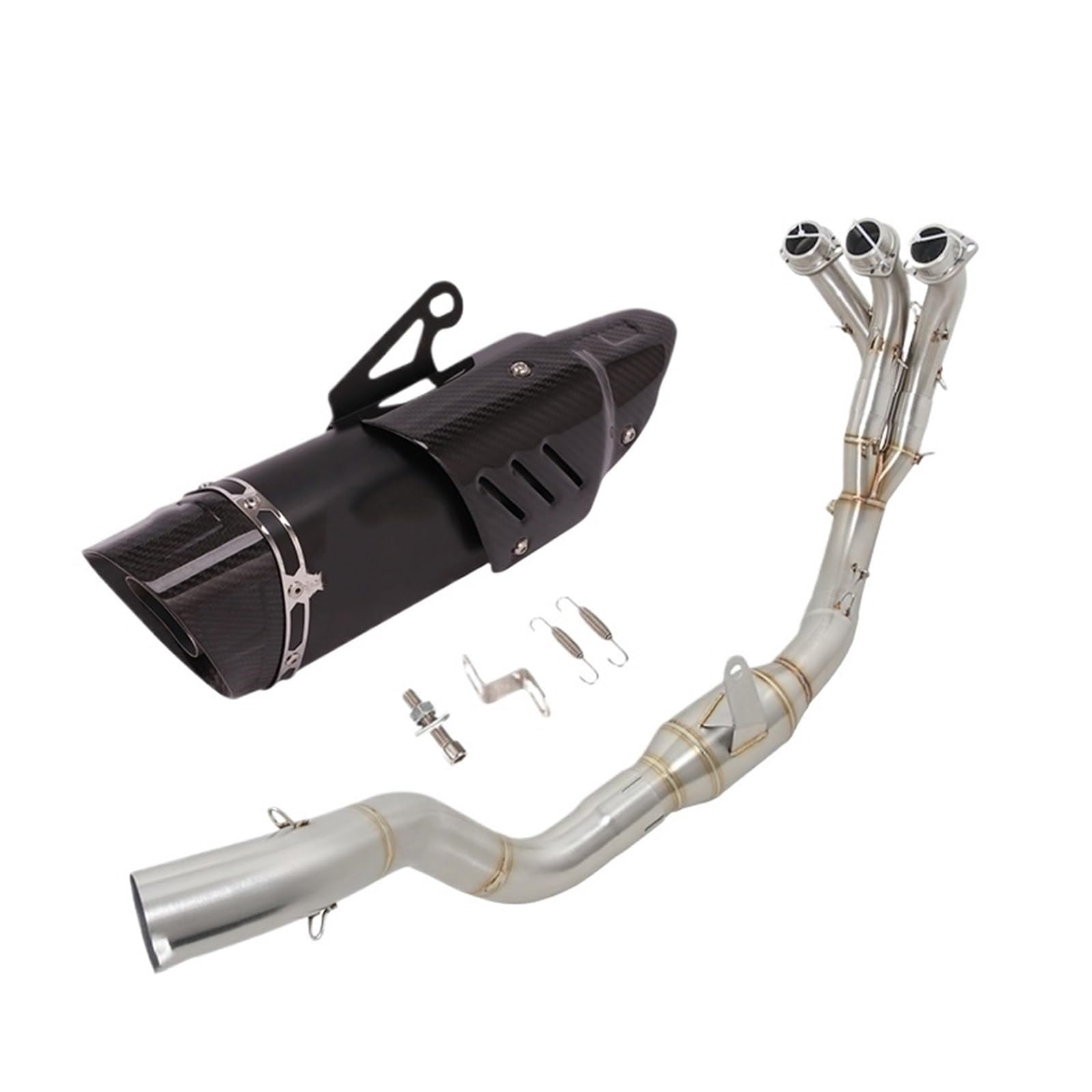 motocyklowy wydech tłumik wychowej wydech Pełne Układy Tłumik Rury Wydechowej Motocykla Przedni Link Pasuje Do Yamaha Tracer9 Tracer 9 GT 2021 2022 2023(Type G)