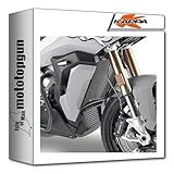COVER RADIATORE kappa kpr5138 cover radiatore nero compatibile con bmw s 1000 xr 2020 2021 2022 2023 mototopgun