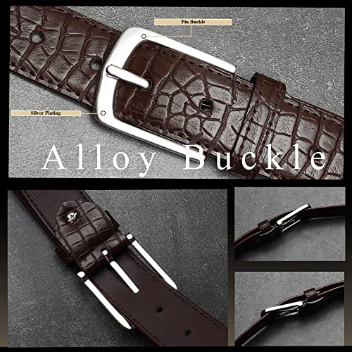Image of ZORO Men' PU Leather Belt, (Black,Brown,Tan)