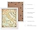 Poster Master Vintage Map Poster - Historic Pictorial Italy Print - Italian Story Map with Vatican City - Great Wall Decor Gift for Home, Office, Living Room, 11x14 White Framed