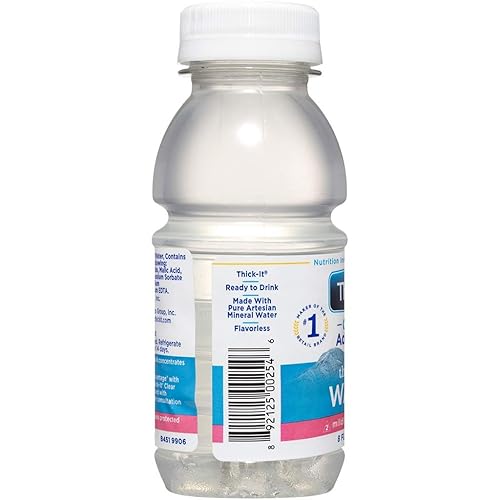 Miniatura 7 de Thick-It Aquacare H2O - Bebida de agua espesa con consistencia de néctar