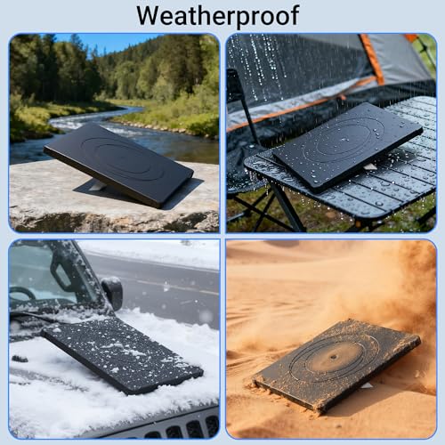 Image of DAIERTEK Starlink Mini Protector Cover - Black Silicone Cover, Waterproof & Anti-Scratch Case Accessories for Starlink Mini Satellite Dish (Fits Roof, Car, RV, Truck, Trailer)