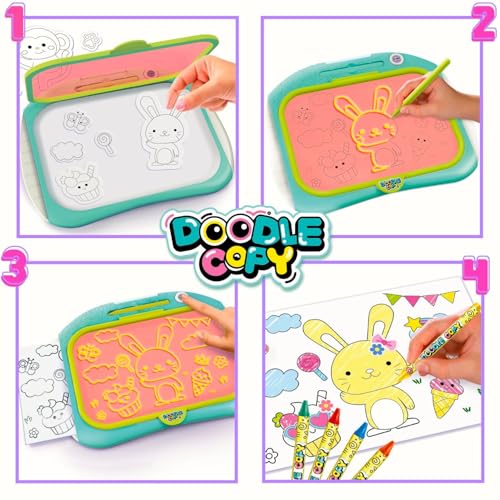 Doodle Copy Draw & Print – Kids Doodle Board that Prints Your Designs! Create Colouring-In Templates and Drawings for Endless Creative Fun for Children Aged 4 and Up