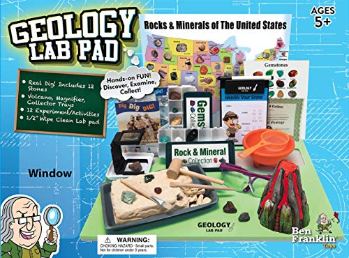 Ben Franklin Toys Geology Lab Pad Science Kit #TOP1