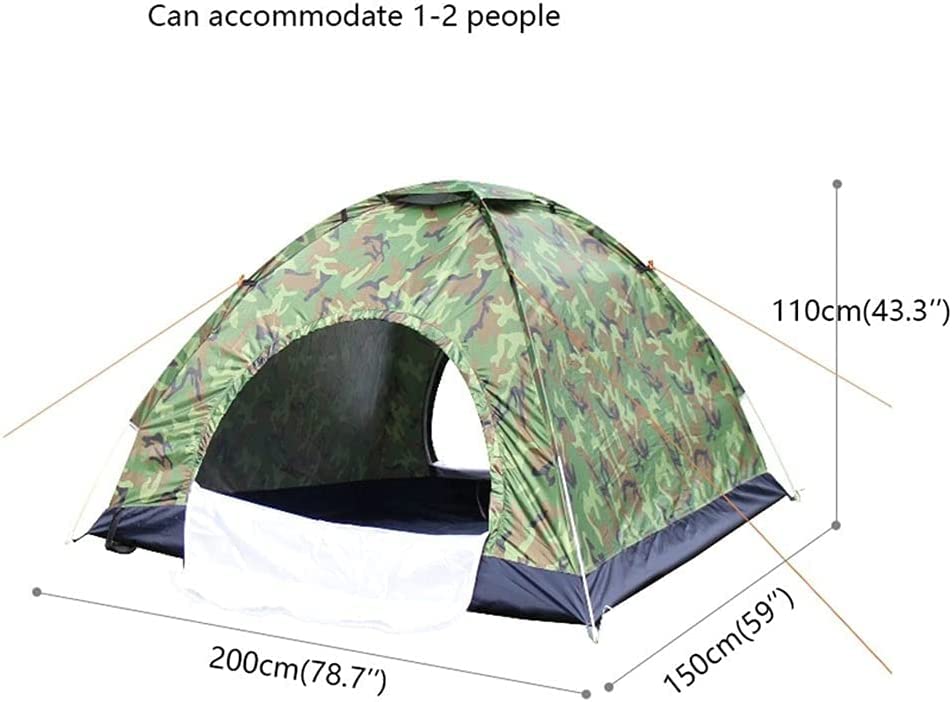 Carpa impermeable para camping y senderismo 200x200x130cm miniatura 2