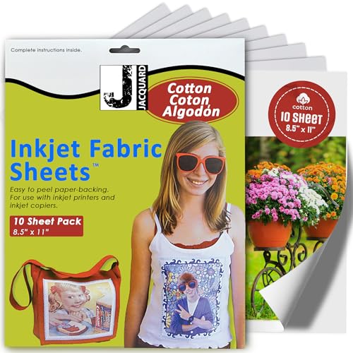Jacquard Inkjet Cotton 8.5X11 10 Pack