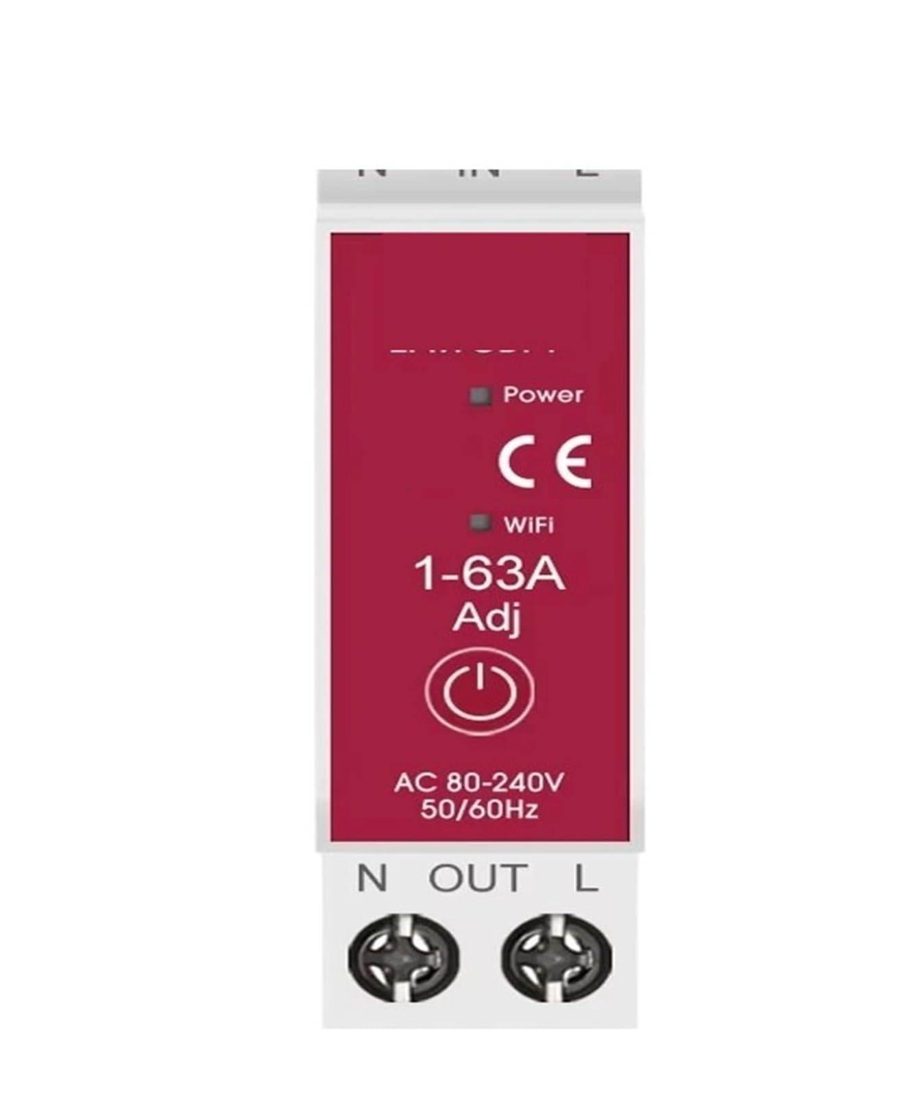 Interruttore automatico 1P + N 63A Timer Alimentazione Energia Tensione Misuratore di corrente Protezione Interruttore di controllo remoto vocale