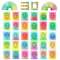 Annhao 30 Stück Mini Springs Regenbogenspirale für Kinder, Kleine Geschenke für Kinder, Mitgebsel Kindergeburtstag Gastgeschenke, Dekompressions Lernspielzeug, Gastgeschenk Kindergeburtstag