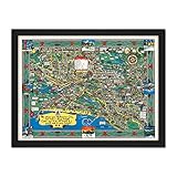 Available with a Black, Brown, Light Oak or White frame.