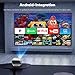 Wielio 2025 Neuer Full HD 1080P Smart Beamer,Integrierte Apps,Android 11,28000 Lumens,4K Unterstützung,Trapezkorrekt... 6&Bluetooth 5.2,Heimkino Beamer Kompatibel mit iOS/Android/PS5