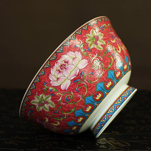 Bol asiatique en céramique de Jingdezhen pour soupe et repas convivial - 4