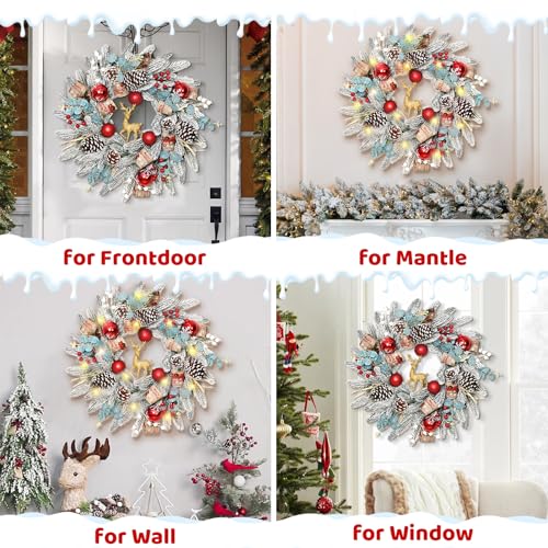 Yastouay Christmas Wreath Decor thumb #6
