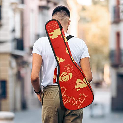 Housse de transport pour ukulélé du Nouvel An chinois – Pour concert soprano ténor – 58,4 cm – Épaisseur : 10 mm… - Les Beatles, Paul McCartney, John Lennon, RIngo Starr, George Harrison Housse de transport pour ukulélé du Nouvel An chinois - Pour concert soprano ténor - 58,4 cm - Épaisseur : 10 mm… – Image 6