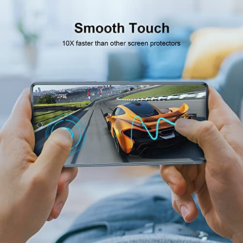 Image of LK 3 Pack for Google Pixel 7 Screen Protector, 2 Pack Camera Lens Protector, Tempered Glass Fit Lens Cutouts Ports, one second Fingerprint Unlock, 0 Bubble, with Easy Installation Tool