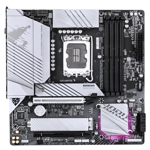 GIGABYTE B760M AORUS ELITE WIFI6E GEN5 Carte Mère – Compatible avec les processeurs Intel Core 14e génération VRM numérique 12+1+1 phases jusqu'à 5600 MHz DDR5 2 x .2 PCIe 4.0 Wi Fi 6E LAN 2.5 GbE USB 3.2 Gen 2x2 Neuf - vue 5