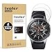 ivoler [4 Unidades] Protector de Pantalla para Samsung Galaxy Watch 46mm / Samsung Gear S3 Frontier / S3 Classic, Cristal Vidrio Templado Premium [Dureza 9H] [Anti-Arañazos] [Sin Burbujas]