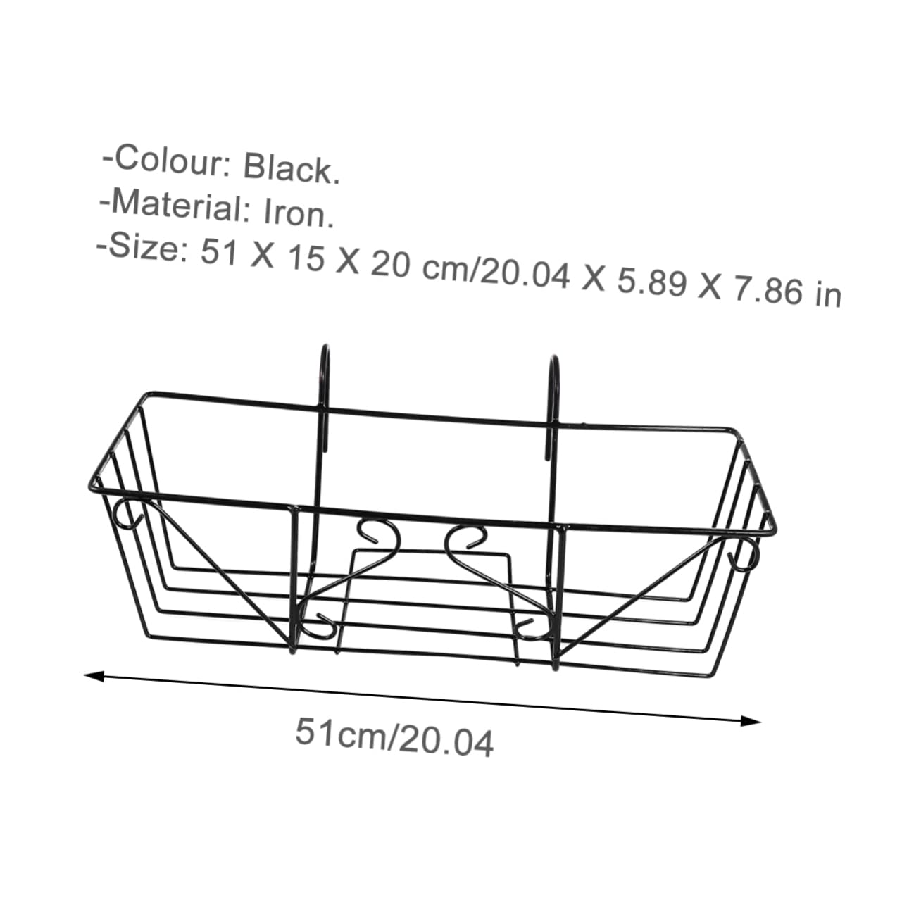 Metalowy wiszący stojak na doniczki do wewnątrz/na zewnątrz oszczędzający miejsce design na parapety i balkony idealny dla miłośników roślin i stylowy uchwyt na rośliny