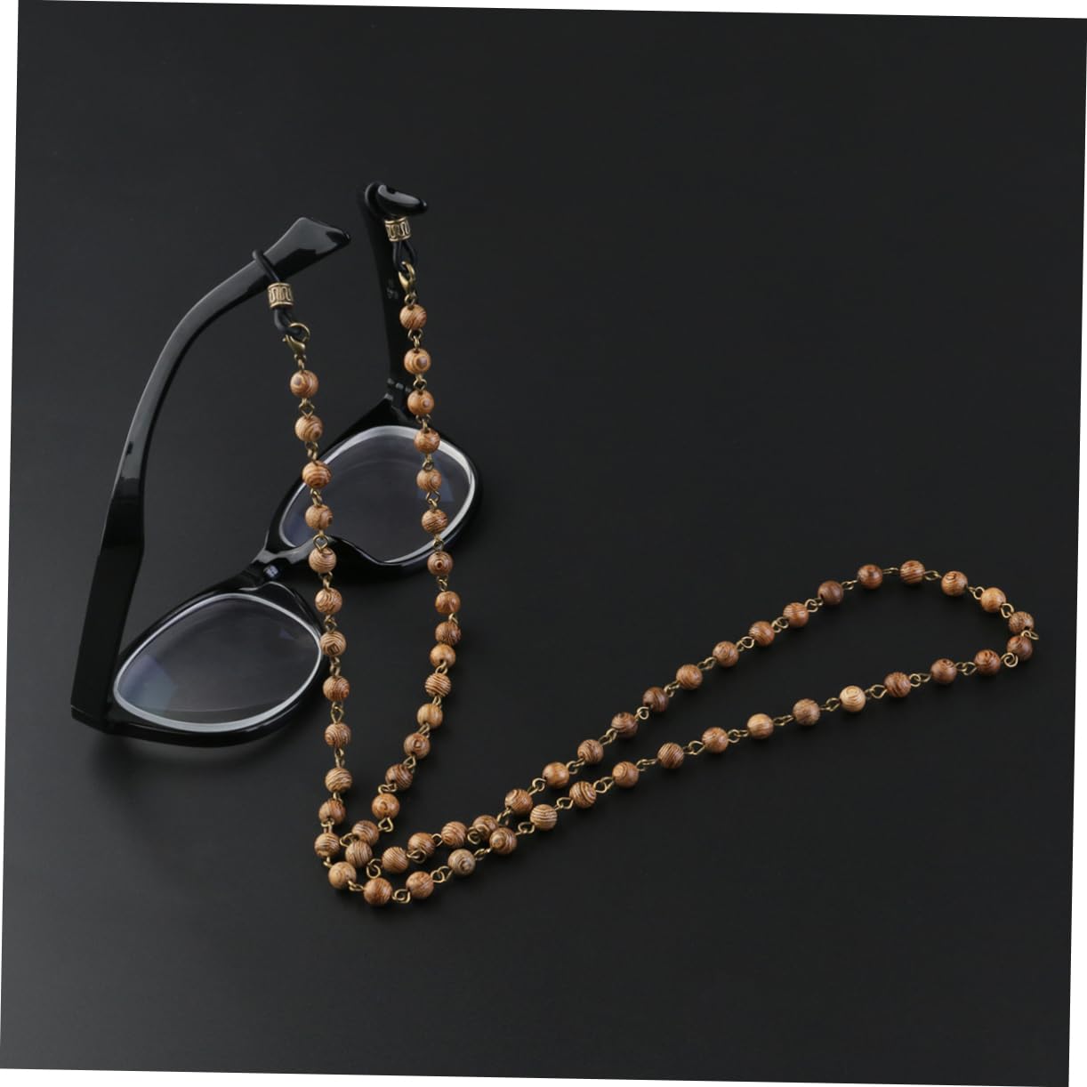 GALPADA 3piezas Cadena De Gafas De Madera De Pollo Accesorio De Collares Para Gafas Cuerda De Abalorios Para Sol y Lectura Diseño Elegante y Duradero