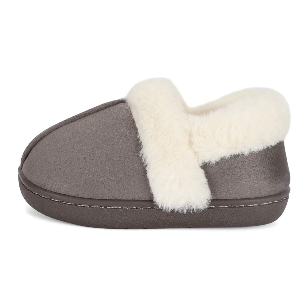 LACOFIA Zapatillas de Casa Invierno para Niñas Pantuflas de Cálido Antideslizante de Memory Foam para Niños