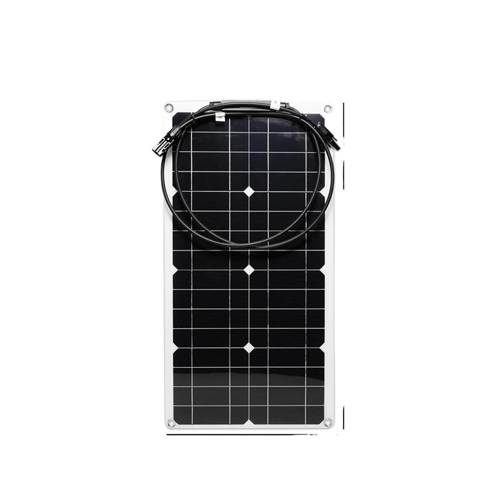 Kit Solare 100A｜Pannello Flessibile + Connettori | 13,2 V for camper/barca/off-grid｜ certificato(With 20A Controller)