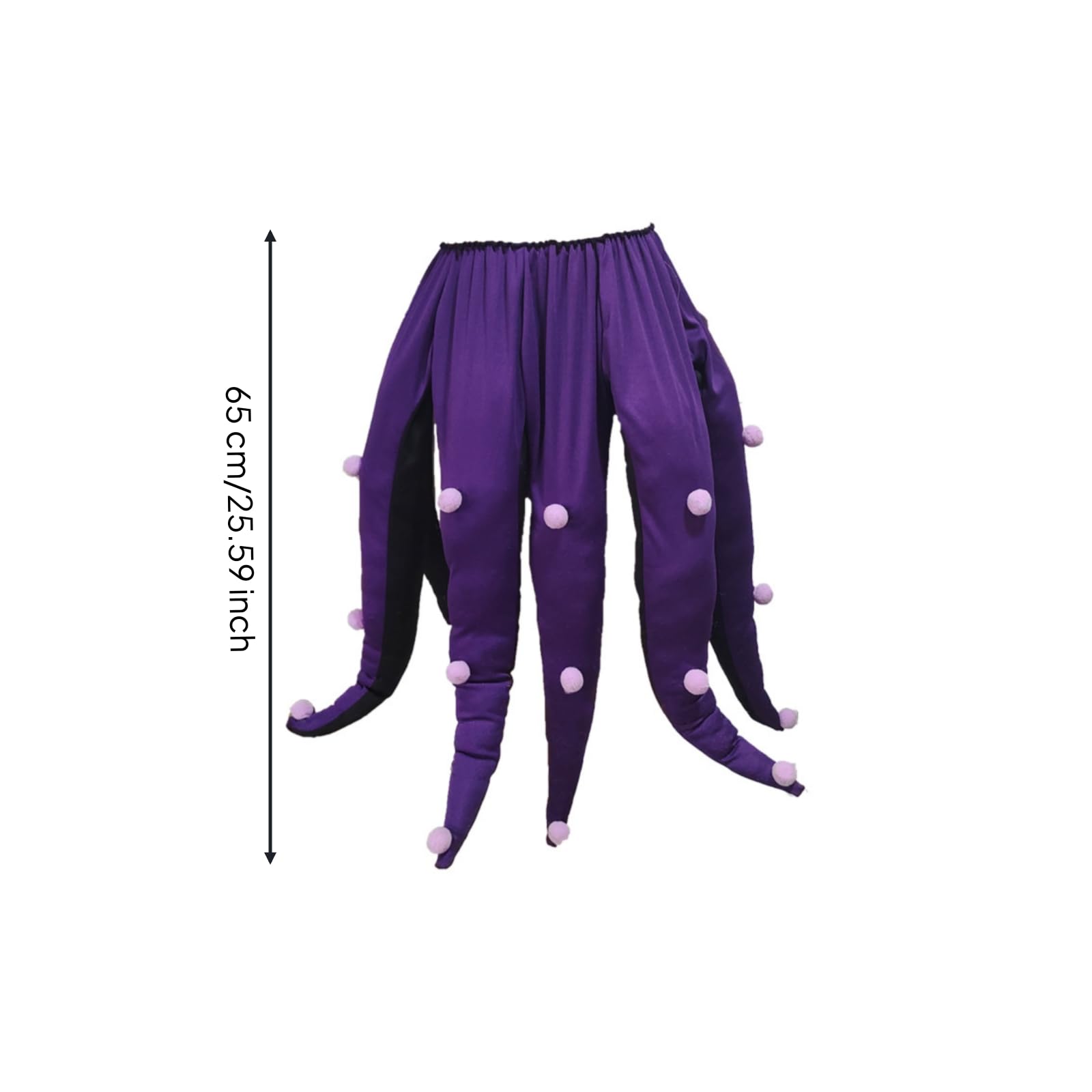 Halloween Costume Dress Gonna Costume Abito Travestimento Vestito Tentacolare in Poliestere Leggero con Cintura Elastica E Dinamico Adatto per