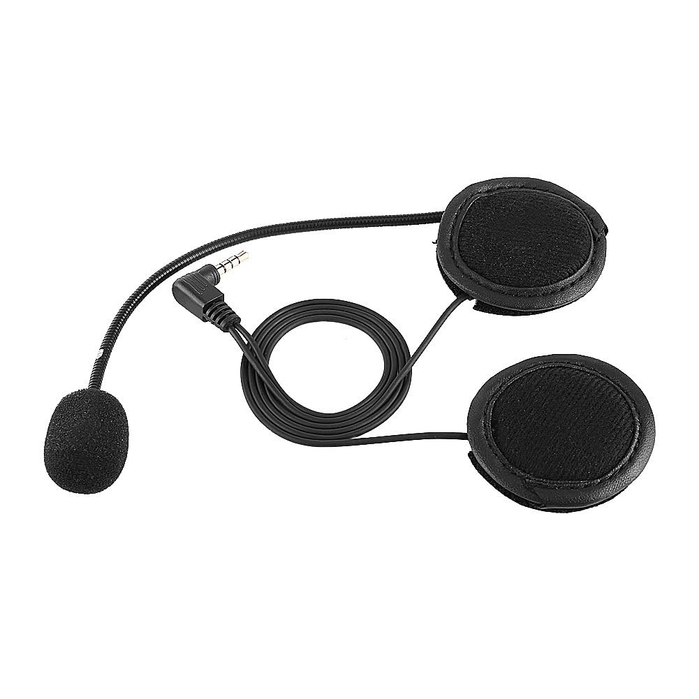 Keenso - Cuffie Bluetooth con Microfono e Clip, per V4/V6, motociclette, Bluetooth, interfono