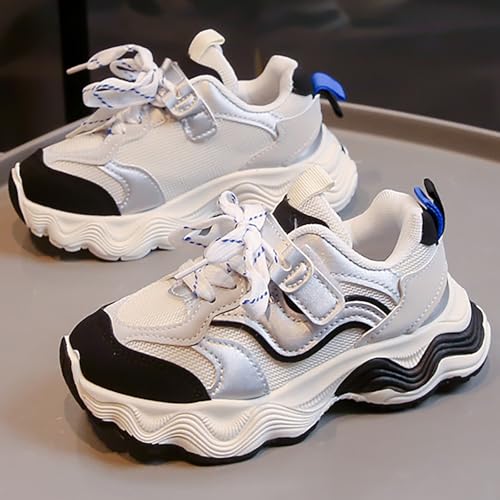 Boys Girls Tennis Casual Walking Shoes Kids Running Non-Slip Mesh Sneakers Toddler Lace-Up Soft Sole Anti Slip Shoes2