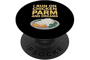 I Run On Chicken Parm And Dreams PopSockets Standard PopGrip