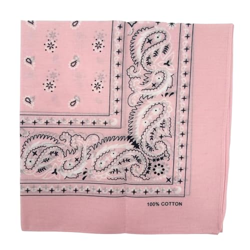Image of Vamqor 100% Cotton 10 Pack Fine Bandanas
