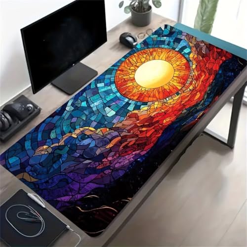 Mouse pad grande 700x300mm y alfombrilla de ratón de colores para ordenador