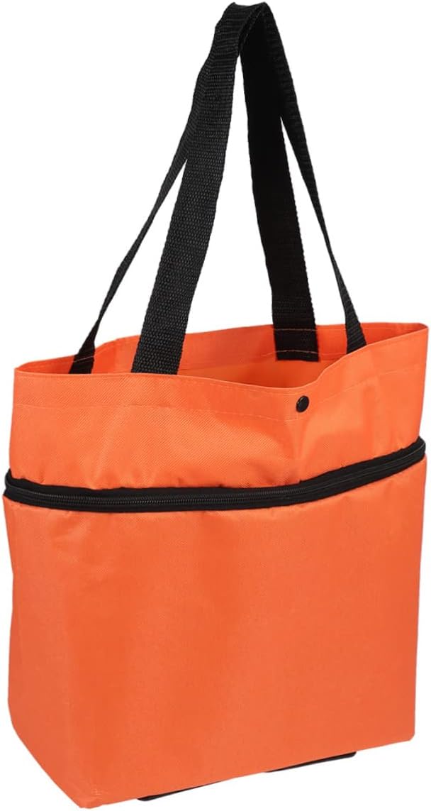 Lightweight Collapsible Tug Bag Wheel Shopping Cart Portable Luggage Organizer for Women Men Teens Elderly Gym Travel Camping