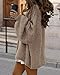 BTFBM Cardigan Sweaters for Women 2026 Fall Clothes Lantern Long Sleeve Button Open Front Chunky Knit Oversized Sweater(Camel, Large)