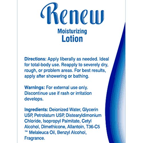 Melaleuca RENEW Intensive Skin Therapy Lotion, 20 oz Bottle Without Pump